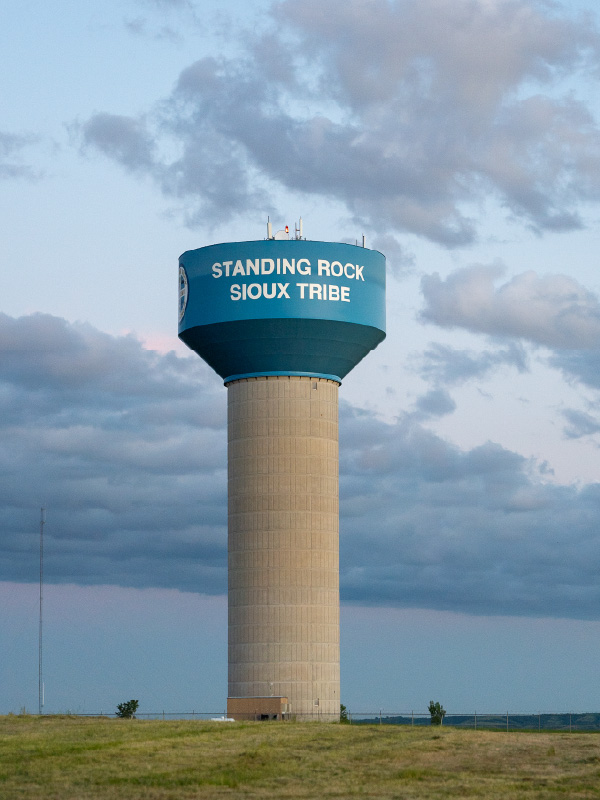 Standing Rock Sioux Tribe water tower